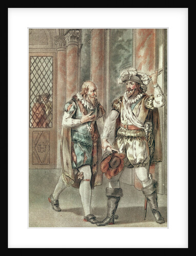 Henry IV of France conversing with Sully, 18th century by French School