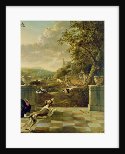 Hunting scene by Jan Weenix