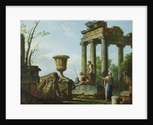 Architectural ruins, c.1715 by Giovanni Paolo Pannini or Panini