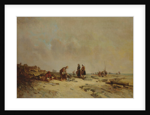 Neap Tide at Audreselles by Philippe Auguste Jeanron