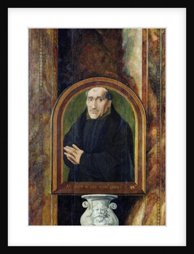 Portrait of Jacques Coëne, Abbot of Marchiennes by Jan van Scorel