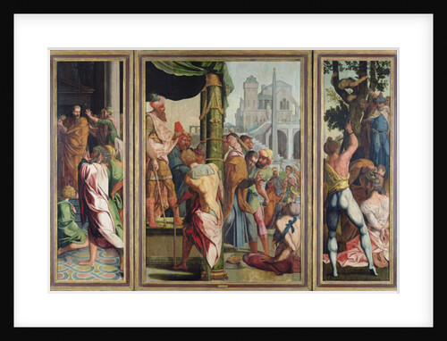 The Sermon, Arrest and Martyrdom of St. James the Greater by Jan van Scorel