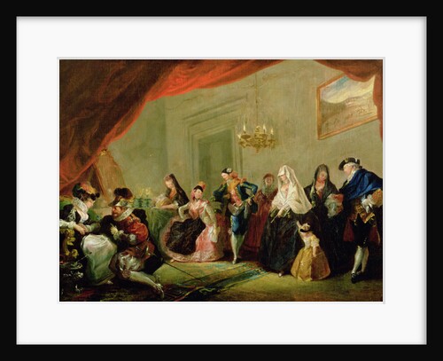 Rehearsal of a Comedy by Luis Paret y Alcazar