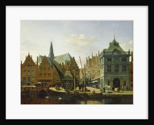 View of the Spaarne at Haarlem, 1667 by Gerrit Adriaensz Berckheyde