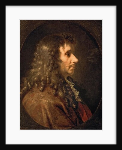Portrait of Moliere 1660 by Charles Le Brun