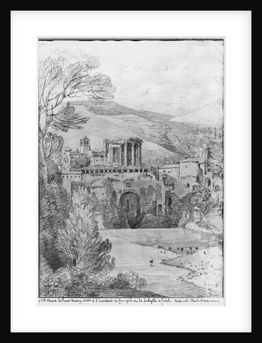 Temple of the Sibyl, Tivoli by Louis Francois Cassas