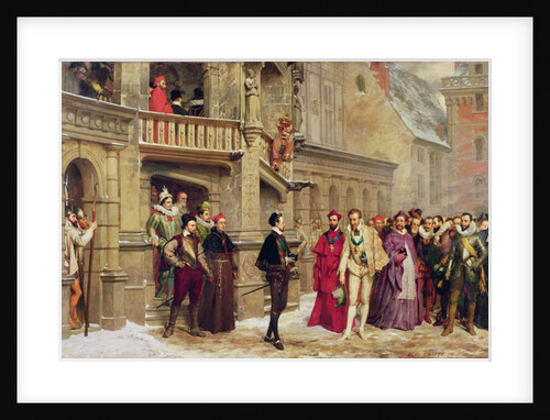 Henri III and the Duc de Guise, 1855 by Pierre Charles Comte