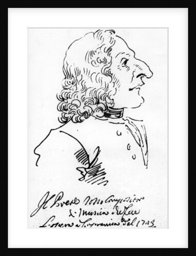 Antonio Vivaldi, 1723 by Pier Leone Ghezzi