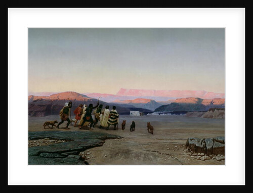 The Shepherds, Led by the Star, Arriving at Bethlehem, 1863 by Octave Penguilly l'Haridon