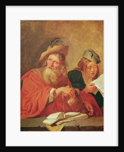 The Hurdy-Gurdy Player, 1678 by Jacob Toorenvliet