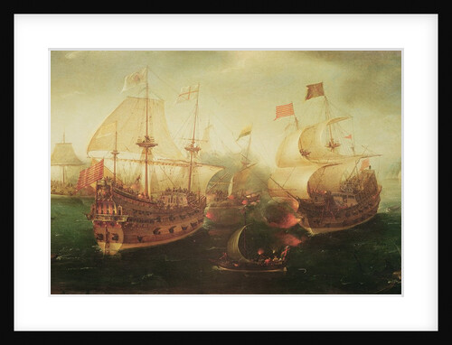Naval Battle, 1605 by Hendrick Cornelisz Vroom