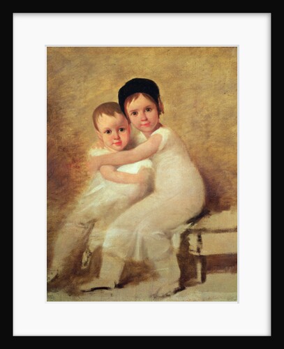 Portrait of the artist's children by Domingos Antonio de Sequeira