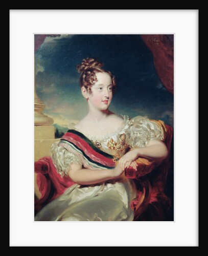 Portrait of Dona Maria II by Thomas (school of) Lawrence