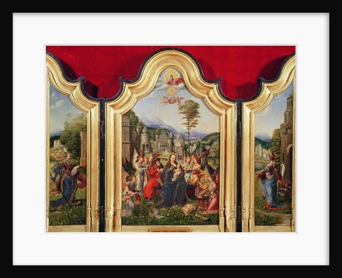 The Holy Family with Saint Catherine and Saint Barbara by Jan Gossaert