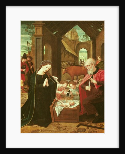 The Nativity by Master of the Female Half Lengths