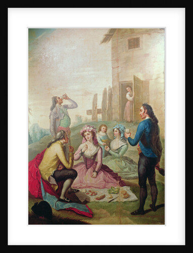 The Country Picnic by Francisco Bayeu y Subias