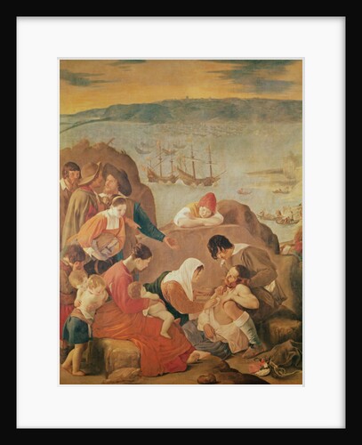 Care of women after the battle at the reconquest of the San Salvador Bay, Brazil by Fray Juan Batista Maino or Mayno