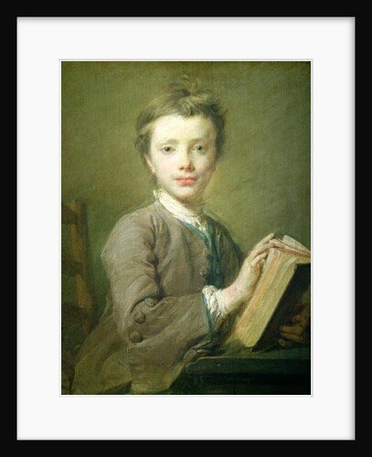 A Boy with a Book, c.1740 by Jean-Baptiste Perronneau