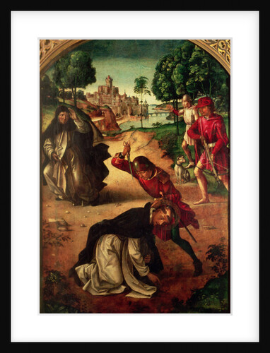 Assassination of Saint Peter of Verona, late 15th century by Pedro Berruguete