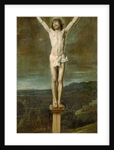 Christ alive on the cross at Calvary, 1631 by Diego Rodriguez de Silva y Velazquez