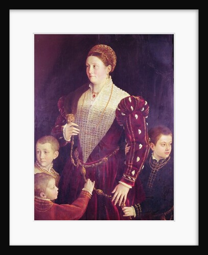 Camilla Gonzaga, Contessa di San Secondo, with three sons, c.1534 by Parmigianino (1503-40)