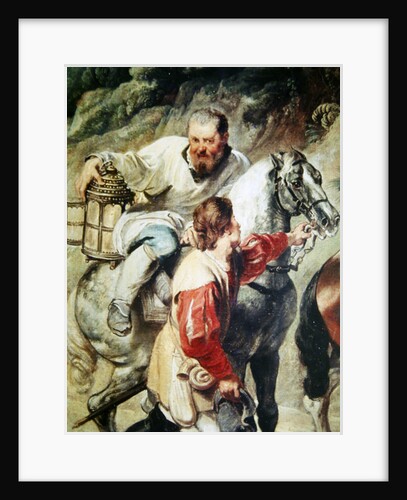The sacristan accompanying the priest taking the eucharist to a dying man, before 1630 by Peter Paul Rubens