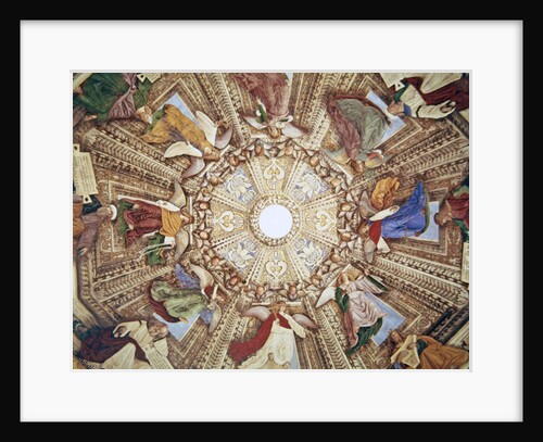 Prophets and Angels holding the instruments of the passion of Christ by Melozzo da Forli