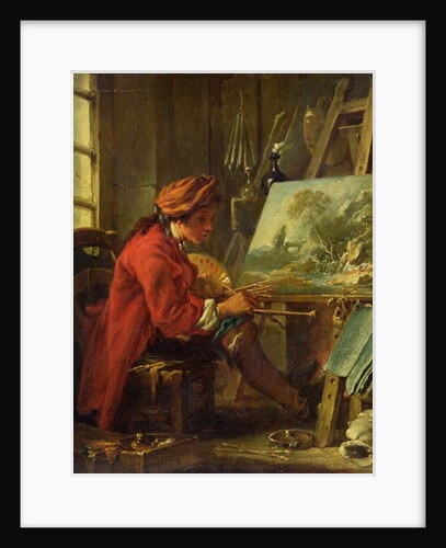 The Painter in his Studio by Francois Boucher