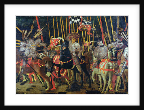 The Battle of San Romano in 1432, c.1456 by Paolo Uccello