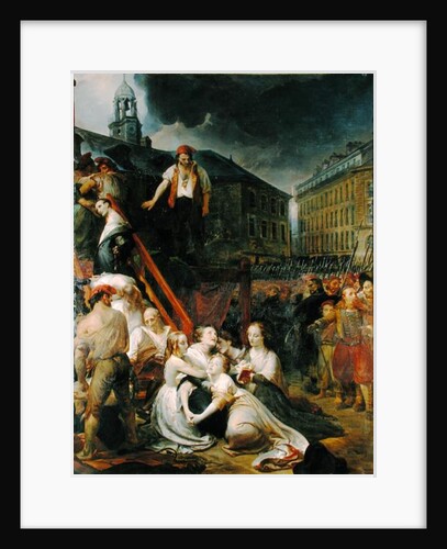 Episode in Place du Bouffay, Nantes, 1793, 1859 by Auguste Hyacinthe Debay