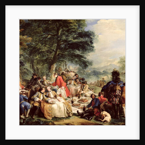 The Hunt Lunch, 1737 by Carle van Loo