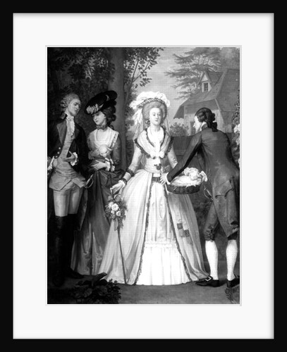 Marie-Antoinette of Habsbourg-Lorraine, Queen of France and Navarre, as a Shepherdess at Trianon by Alfred Wilson Cox