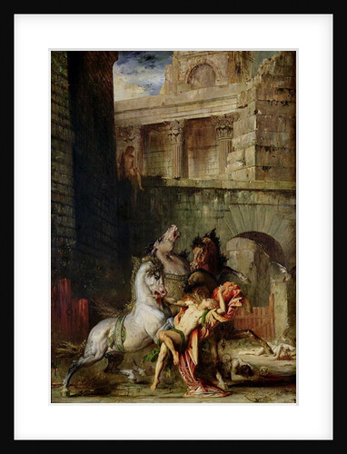 Diomedes Being Eaten by his Horses, 1865 by Gustave Moreau