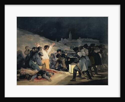Execution of the Defenders of Madrid, 3rd May 1808, 1814 by Francisco Jose de Goya y Lucientes
