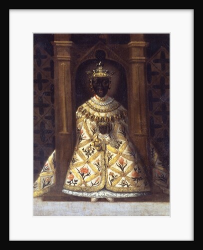 The Black Virgin in the Chadaraita given by Louis XI by French School
