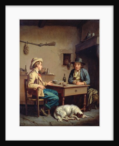 Interior of a Peasant's Cottage, c.1903 by Edouard Amable Onslow