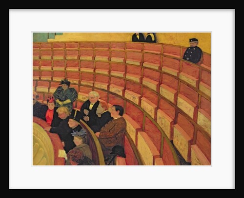 The Upper Circle at the Theatre du Chatelet, 1895 by Felix Edouard Vallotton