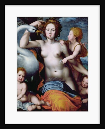 Leda and the Swan by Vincent Sellaer