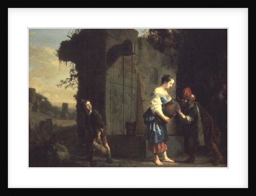 Eliezer and Rebecca at the Well, 1660 by Salomon de Bray
