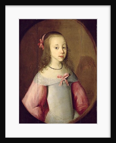 Portrait of a Young Girl, 1651 by C. Hastenburg