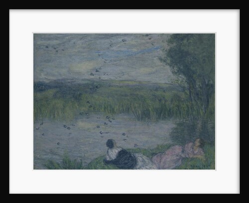 Swallows by Edmond-Francois Aman-Jean
