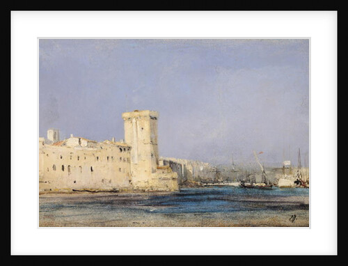 Marine Fortress, 19th century by Louis Eugene Gabriel Isabey