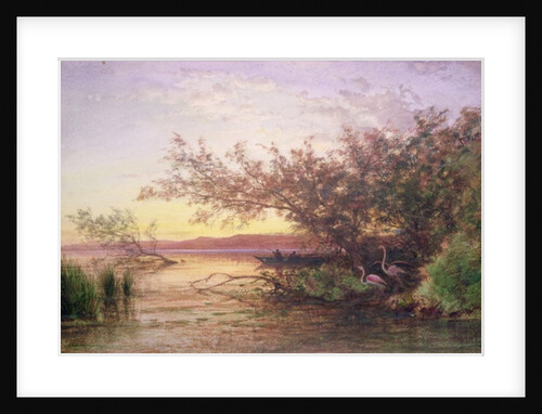 Sunset, Camargue by Felix Ziem