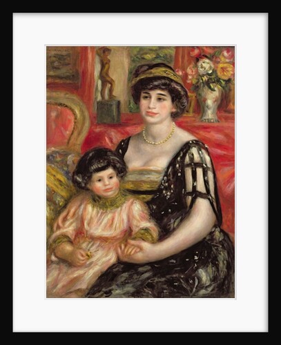 Madame Josse Bernheim-Jeune and her Son Henry, 1910 by Pierre Auguste Renoir