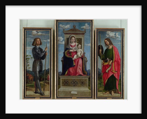 Madonna and Child with St. George and St. James, c.1510 by Giovanni Battista Cima da Conegliano