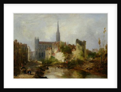 View of the Church of St. Peter, Caen, 1841 by William Fowler