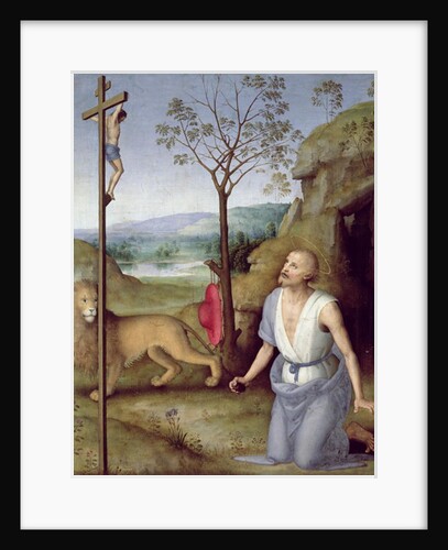St. Jerome in the Desert, c.1499-1502 by Pietro Perugino