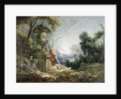 Pastoral Scene, or Young Shepherd in a Landscape by Francois Boucher