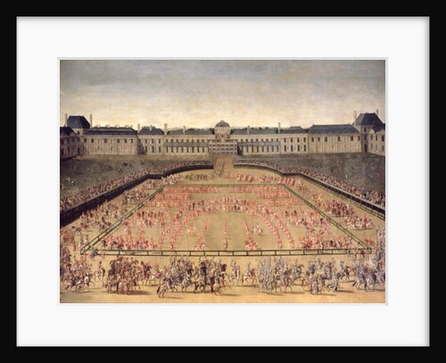Carousel given for Louis XIV in the Court of the Palace of the Tuileries, 5th June 1662 by French School