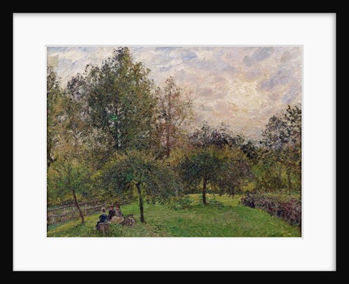 Apple Trees and Poplars in the Setting Sun, 1901 by Camille Pissarro